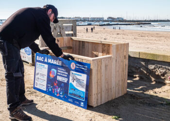 Pornichet. Les bacs à marée se modernisent et se transforment en bacs à jouets l&rsquo;été